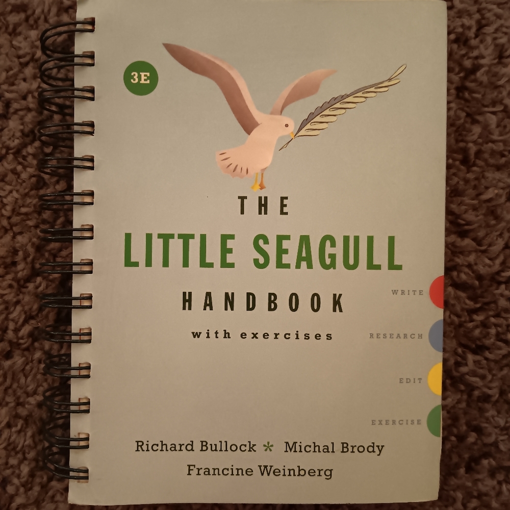 The little seagull handbook.. writing, research, editing, exercises